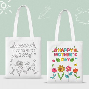 H091 母親節DIY塗鴉環保袋